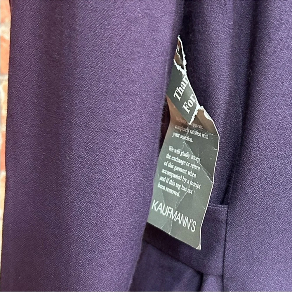 Virgo II Vintage 90’s Deadstock Satin Trimmed‎ Pantsuit